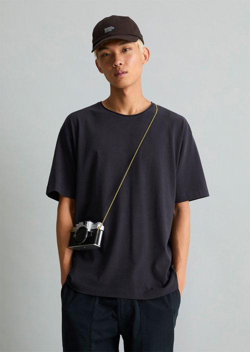 Relaxed-fit T-shirt — Dark Navy