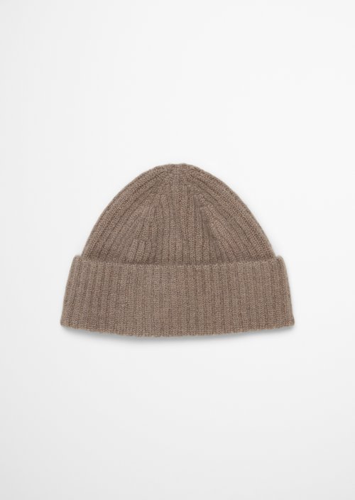 Bouclé Knit Hat — Dolphin
