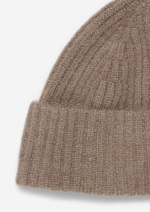 Bouclé Knit Hat — Dolphin