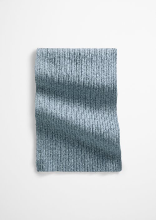 Bouclé Knit Scarf — Bashed Nickle