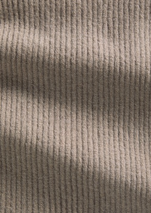 Bouclé Knit Scarf — Dolphin