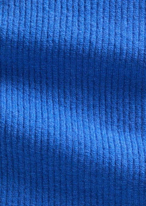 Bouclé Knit Scarf — Pale Cobalt