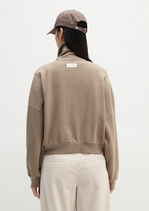 Oversize sweat jacket — Stone Taupe
