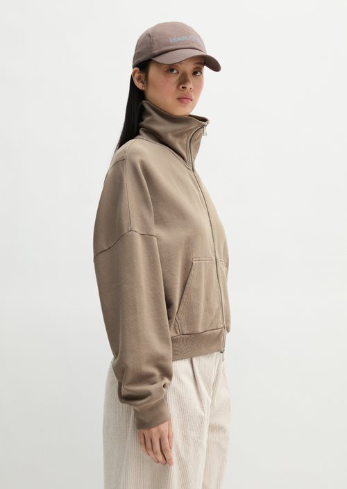 Oversize sweat jacket — Stone Taupe