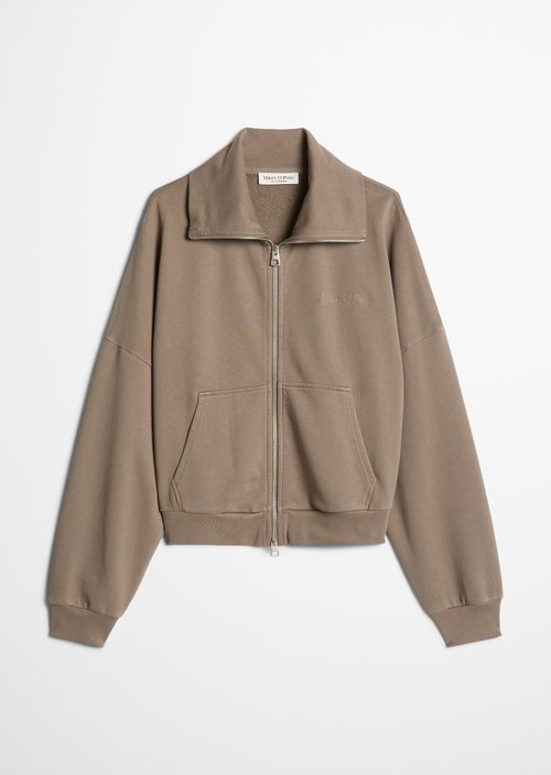 Oversize sweat jacket — Stone Taupe