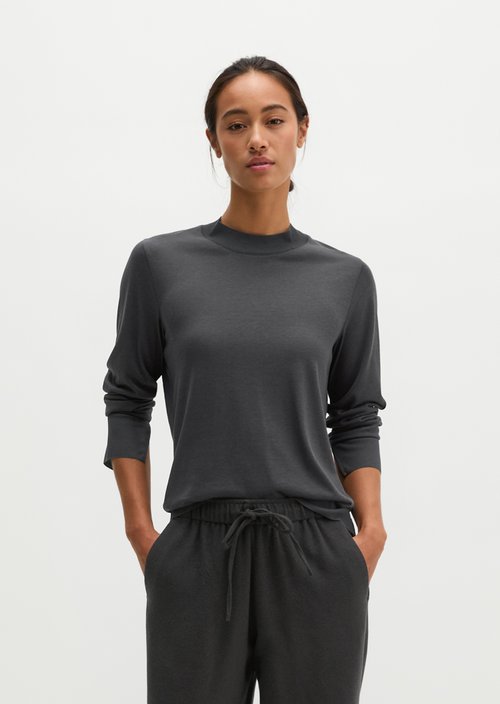 Luxury longsleeve relaxed — Broken Graphite