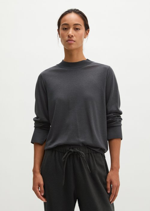 Luxury longsleeve relaxed — Broken Graphite