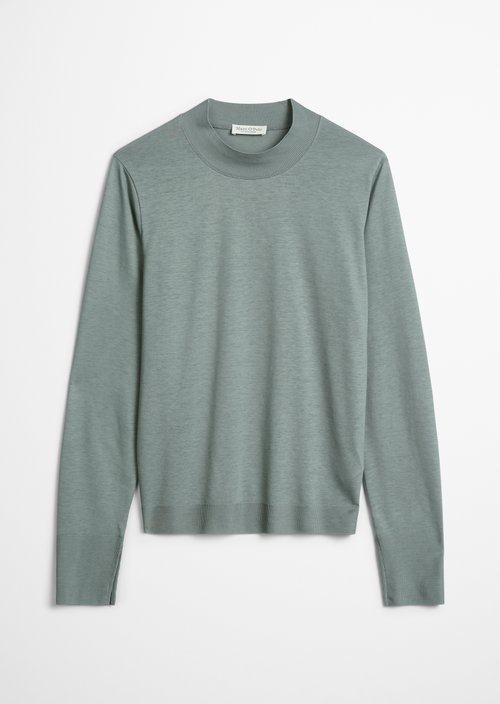 Luxury longsleeve relaxed — Foggy Blue