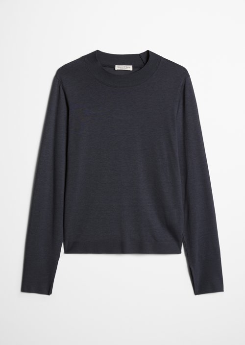 Luxury longsleeve relaxed — Martime Blue