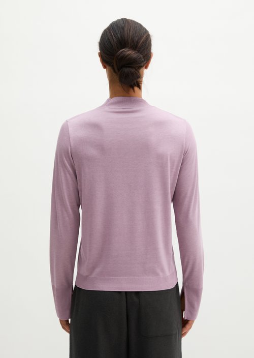 Luxury longsleeve relaxed — Gentle Mauve