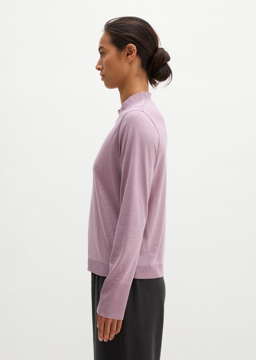 Luxury longsleeve relaxed — Gentle Mauve