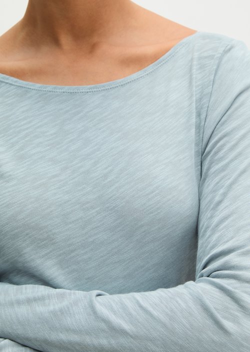Submarine Long-Sleeve Shirt, Regular Fit — Glacial Blue