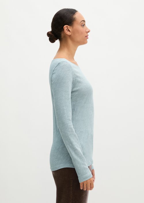 Submarine Long-Sleeve Shirt, Regular Fit — Glacial Blue