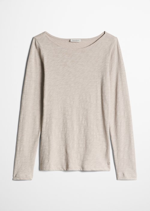 Submarine Long-Sleeve Shirt, Regular Fit — Natural