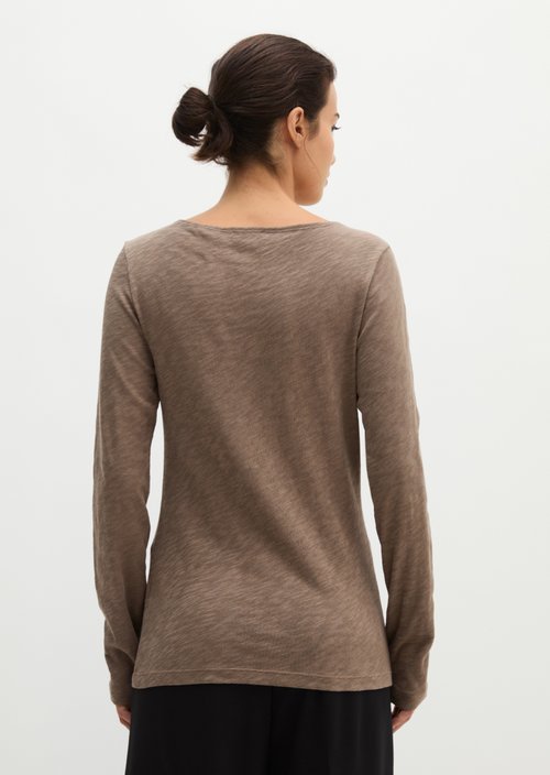 Submarine Long-Sleeve Shirt, Regular Fit — Stone Taupe
