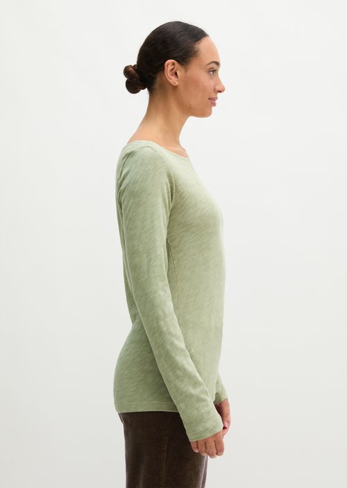 Submarine Long-Sleeve Shirt, Regular Fit — Smooth Sage