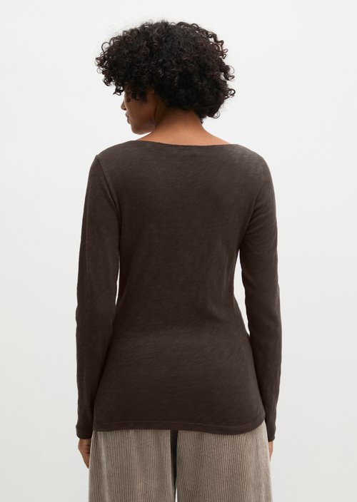 Submarine Long-Sleeve Shirt, Regular Fit — Black Cherry