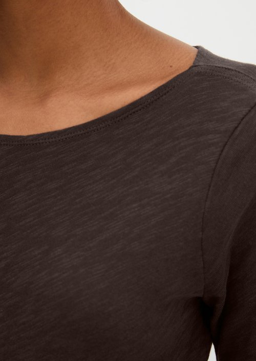 Submarine Long-Sleeve Shirt, Regular Fit — Black Cherry