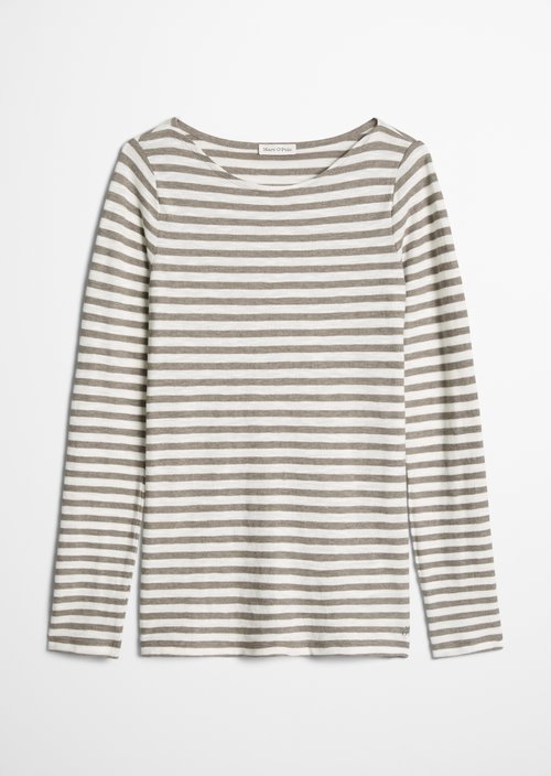 Regular striped longsleeve — Medium Grey