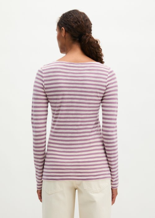 Regular striped longsleeve — Light Pink