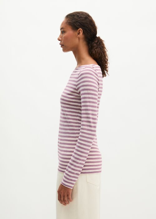 Regular striped longsleeve — Light Pink