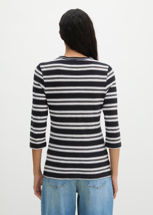 Regular striped T-shirt — Dark Blue