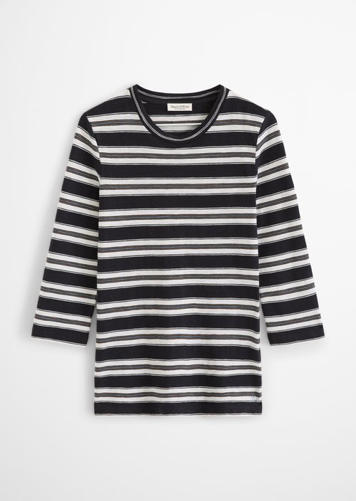 Regular striped T-shirt — Dark Blue