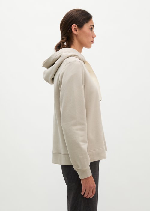 Relaxed-fit hoodie — Natural
