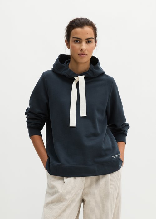 Relaxed-fit hoodie — Martime Blue