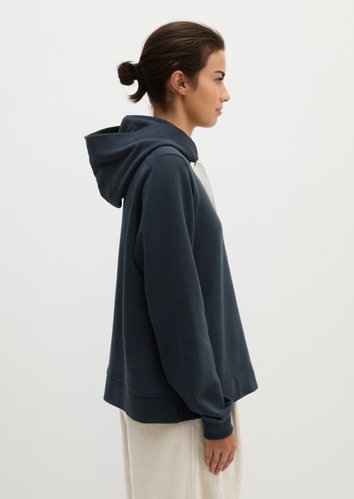 Relaxed-fit hoodie — Martime Blue