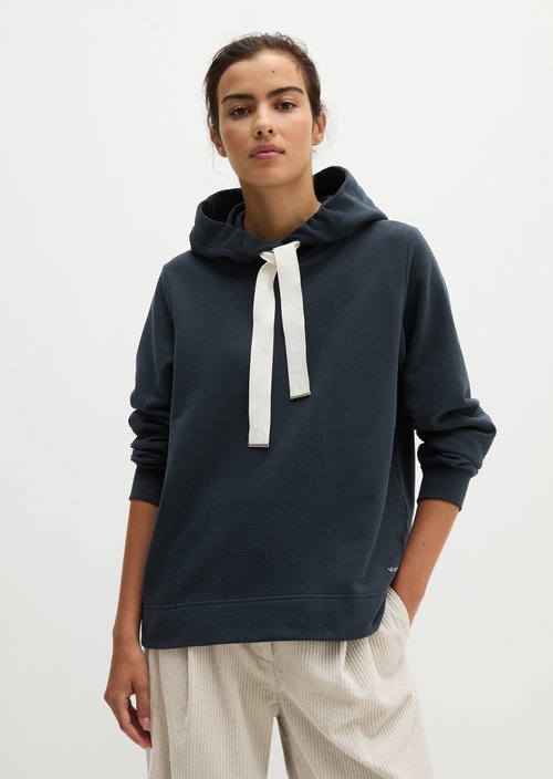 Relaxed-fit hoodie — Martime Blue