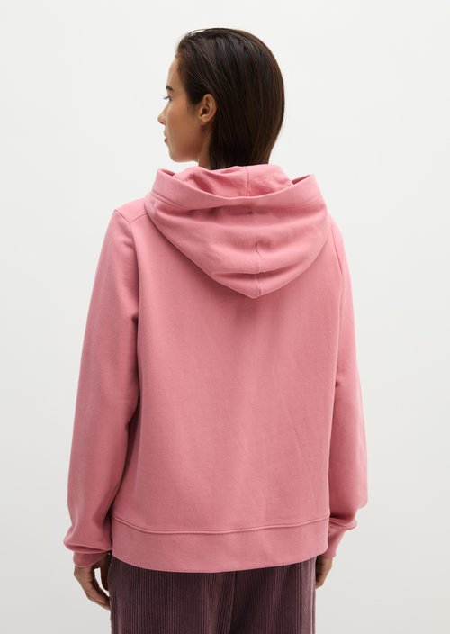 Relaxed-fit hoodie — Berry Rose