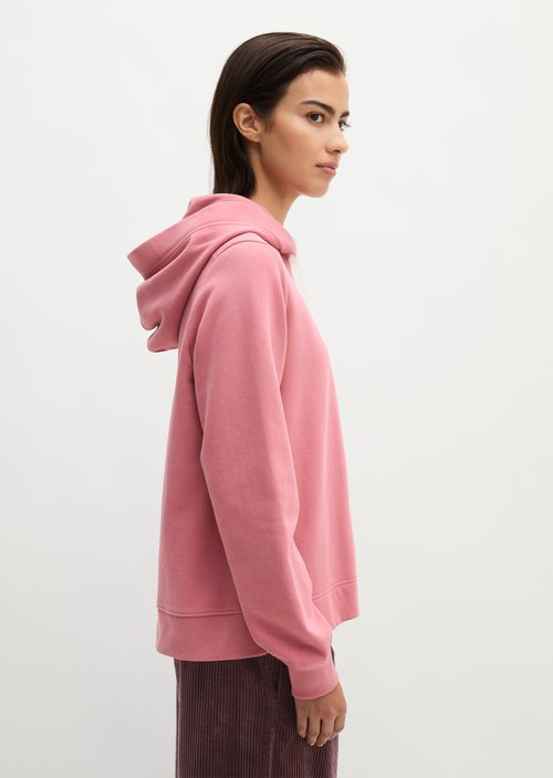 Relaxed-fit hoodie — Berry Rose