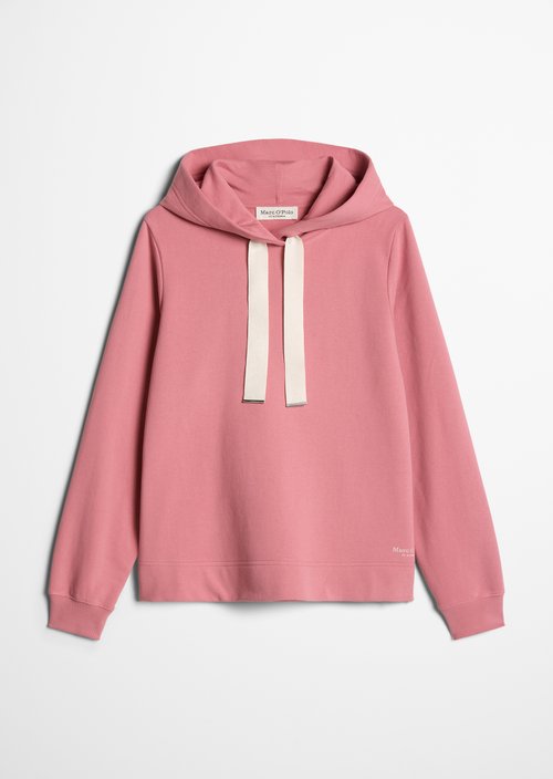 Relaxed-fit hoodie — Berry Rose
