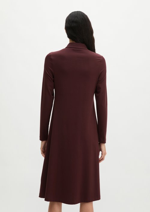 Flared shirt dress — Black Cherry