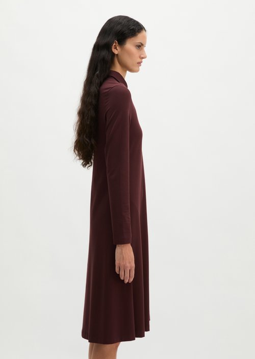 Flared shirt dress — Black Cherry