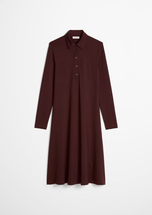 Flared shirt dress — Black Cherry