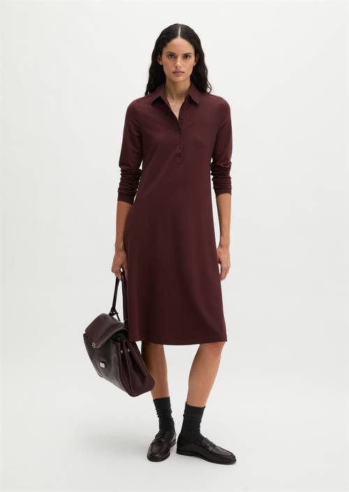 flared shirt dress Beige Linen Cotton Midi with Fit and Flare Silhouette others are polyester Norma Kamali Oversized NK Flared