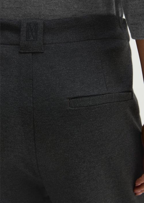 Pants model Margo wide — Coal Grey Melange