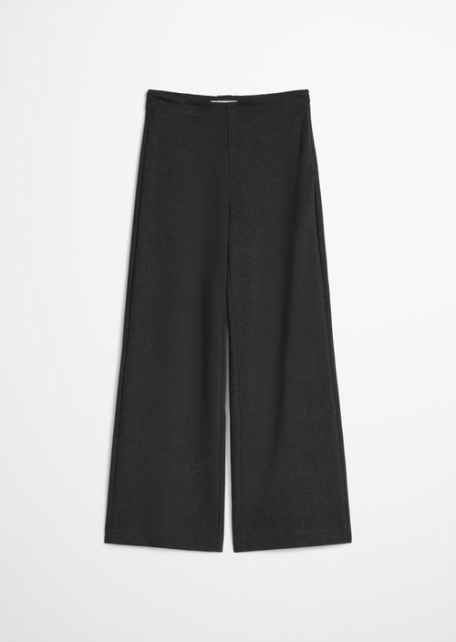 Pants model Margo wide — Coal Grey Melange