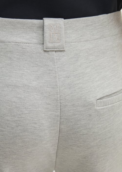 Pants model Margo wide — Gravel Grey Melange