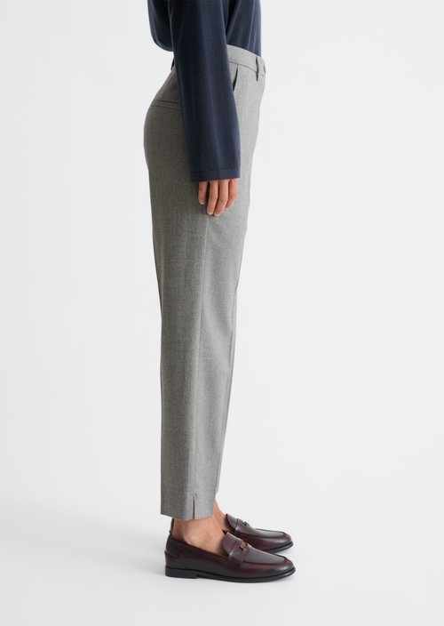 Pants model Malin slim — Medium Grey