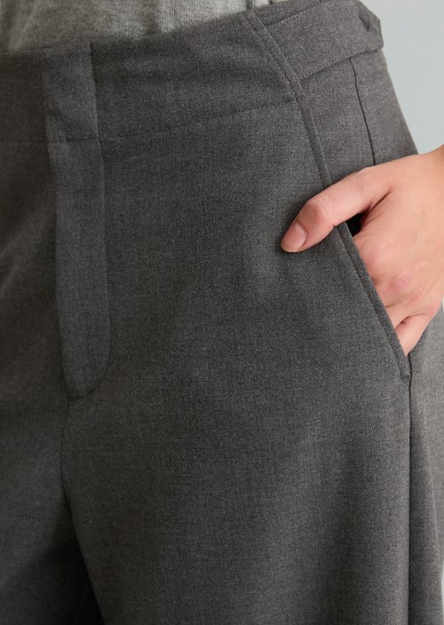Regular-fit pants — Anchor Grey Melangé