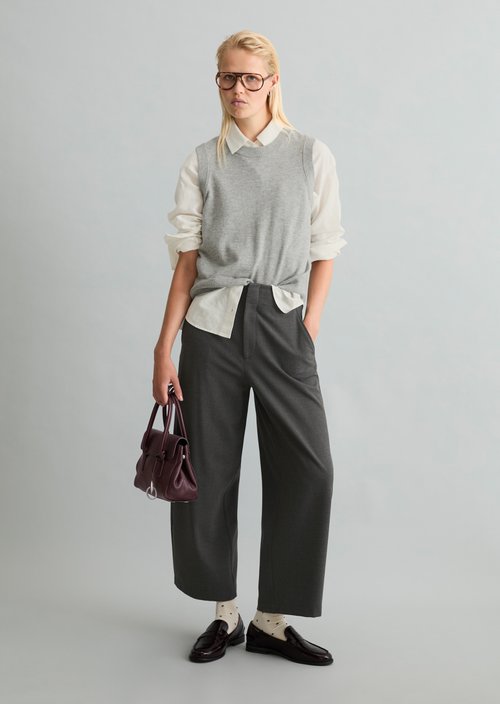 Regular-fit pants — Anchor Grey Melangé