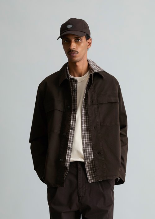 Overshirt — Chocolate Brown