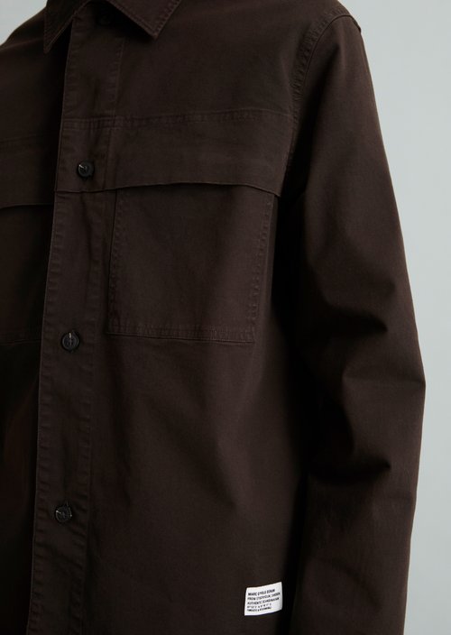 Overshirt — Chocolate Brown