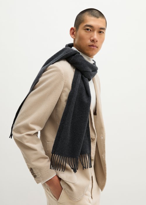 Web-Schal — Dark Grey Melange