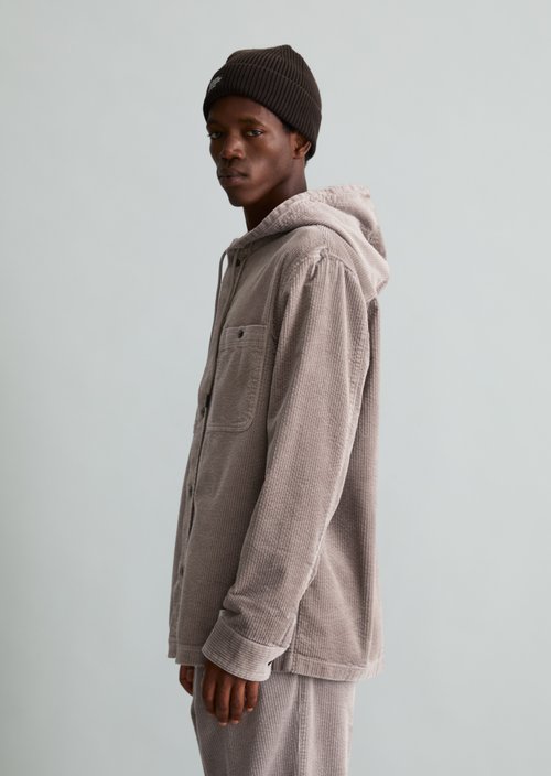 Regular-Fit Corduroy Overshirt — Dolphin