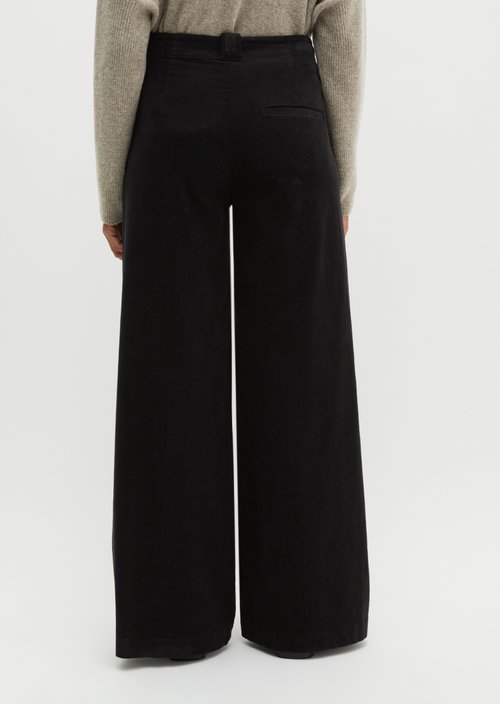 Margo Wide-Leg Pants — Black