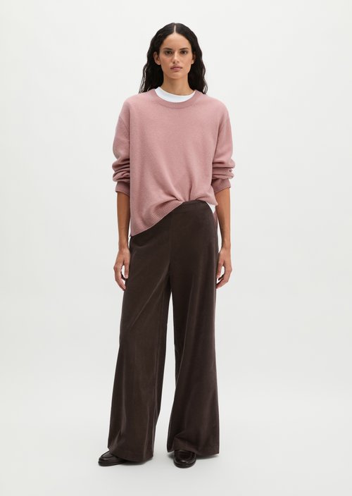 Margo Wide-Leg Pants — Brown